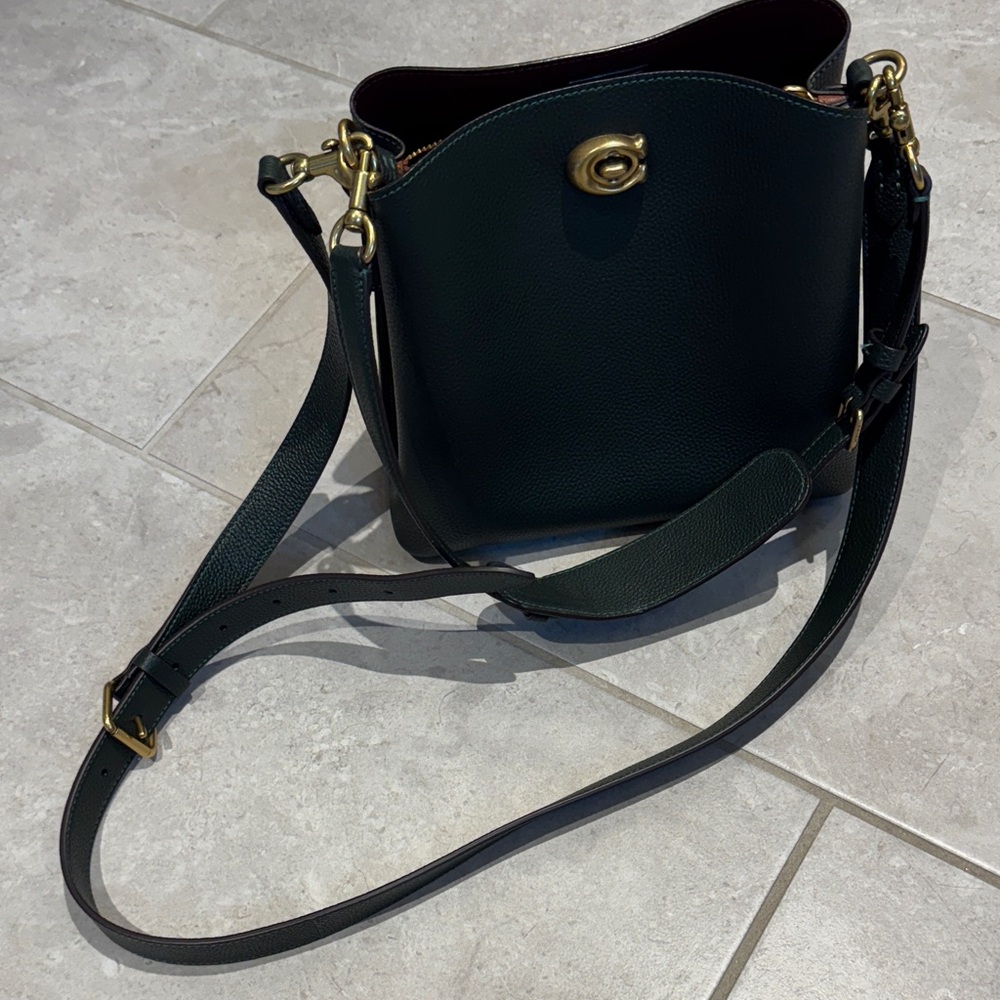 Coach Dark Green Crossbody Bag